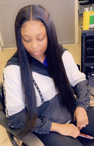 4x4 Straight Closure Wigs